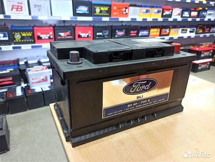 Аккумулятор Ford 80Ач для дизельного форд