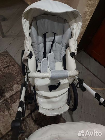 Коляска 2 в 1 эко кожа