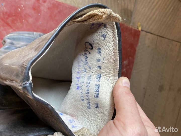 Сапоги офицерские хромовые