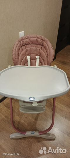 Стульчик для кормления chicco polly magic