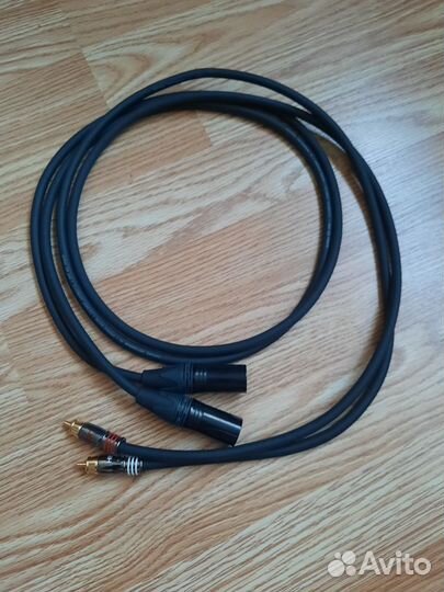 Кабель 2XLR-2RCA 1.5m