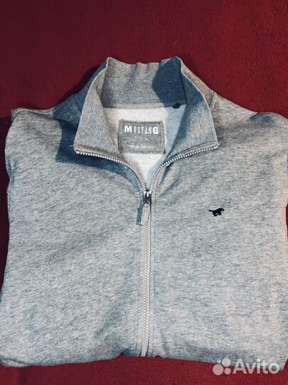 Mustang свитшот/зип L на высокий рост