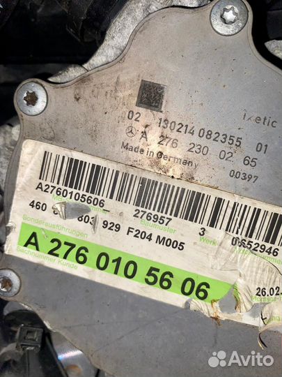 Двигатель 276.957 3.5 Mercedes-Benz