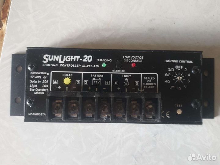 Контроллер солнечной панели номиналом 20А