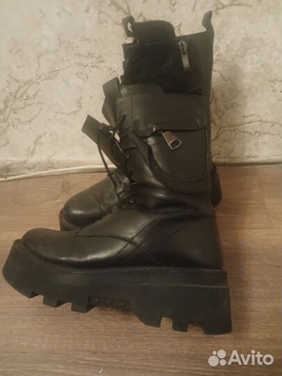 Ботинки зимние нат кожа и мех Арзоли