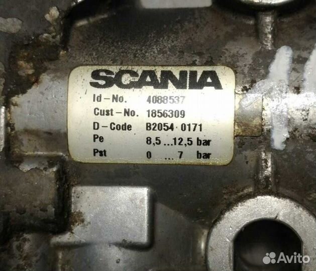 Клапан моторного тормоза DC1215 Scania (Скания) 5 P-series 04-17 (1756046)