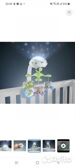 Мобиль fisher price мечты о бабочках