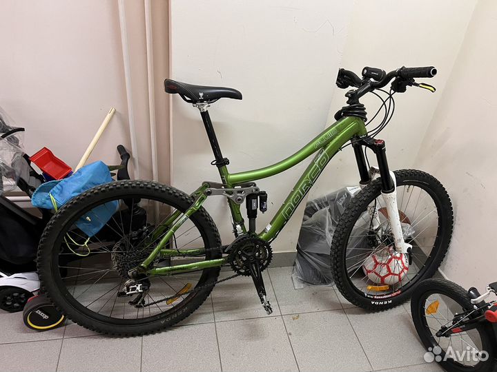 Двухподвесный велосипед