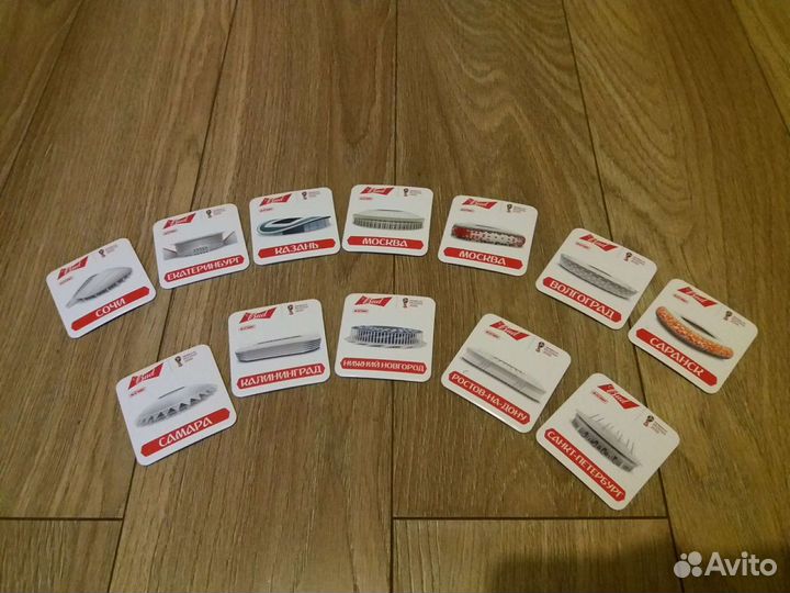 Коллекция магнитиков чм по футболу