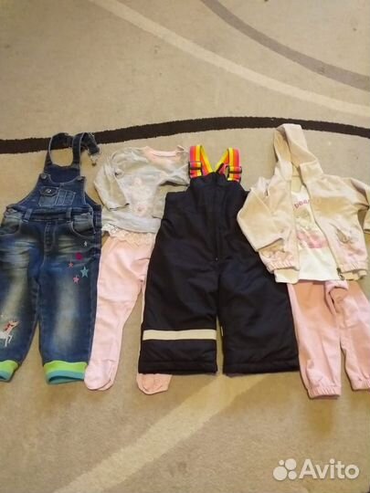 Детская одежда для девочек пакетом