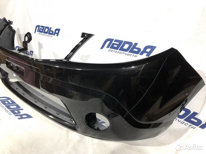 Бампер Renault Sandero(08-13) передний Черная жемчужина 676 птф