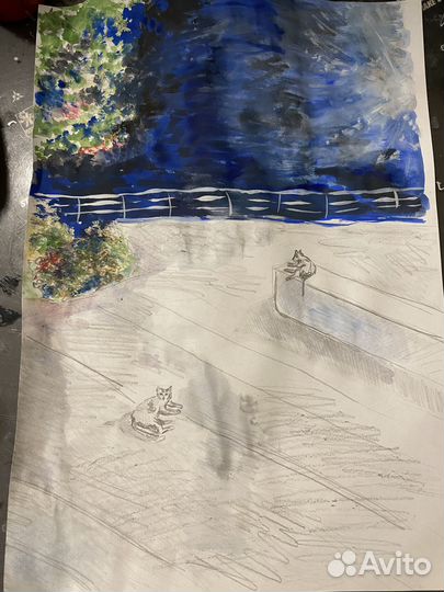 Котики картина