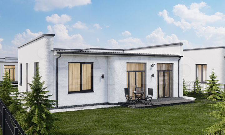 Дом 100 м² на участке 6 сот.