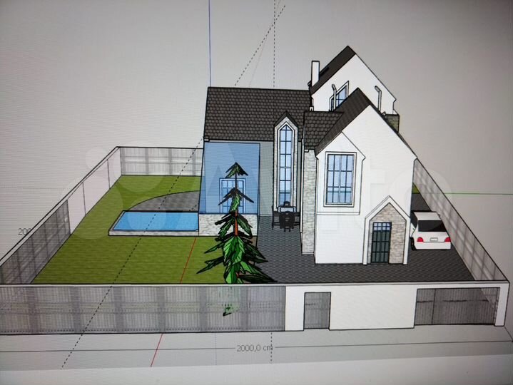 Дом 250 м² на участке 4 сот.