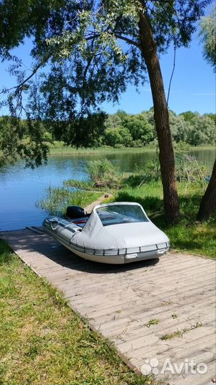 Надувная лодка Gladiator с мотором 9.9 -15лс