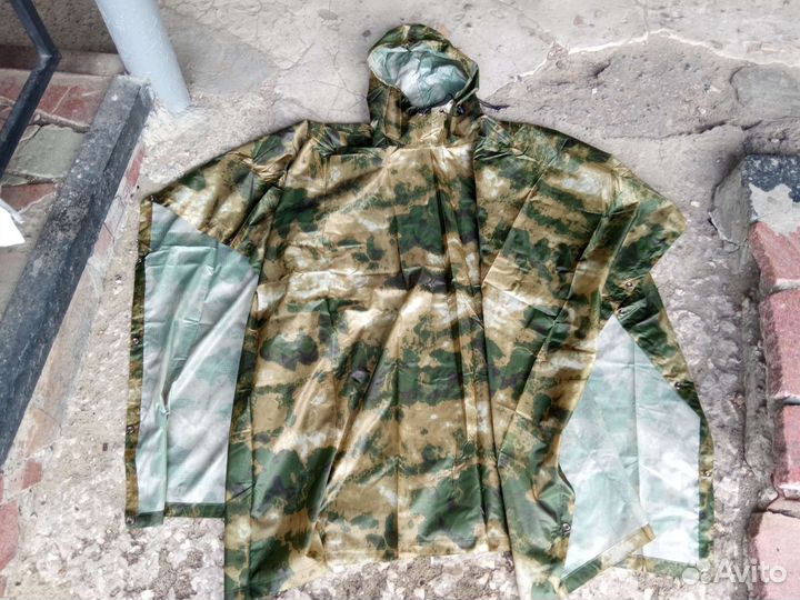 Дождевик Мох пончо