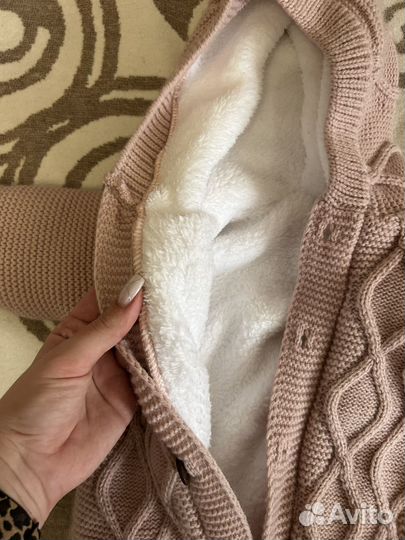 Детский теплый комбинезон 62