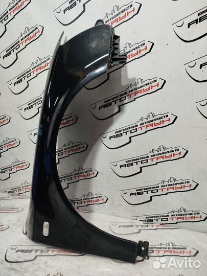 Крыло audi A4 8EC 8ED B7 8E0821106F переднее правое черный KA9538