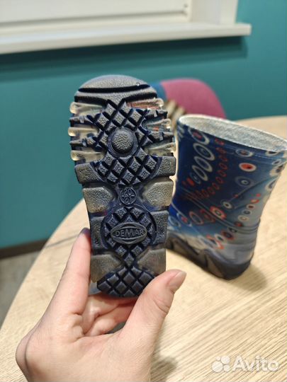 Детские резиновые сапоги