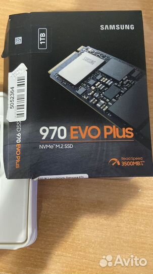 Продам SSD samsung M2 970EVO plus 1TB