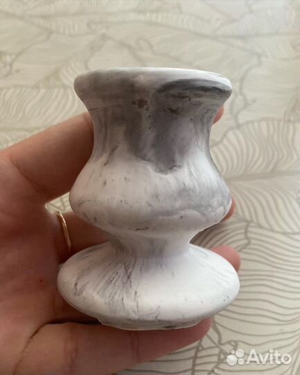 Шкатулка / ваза / подсвечник / пепельница из гипса