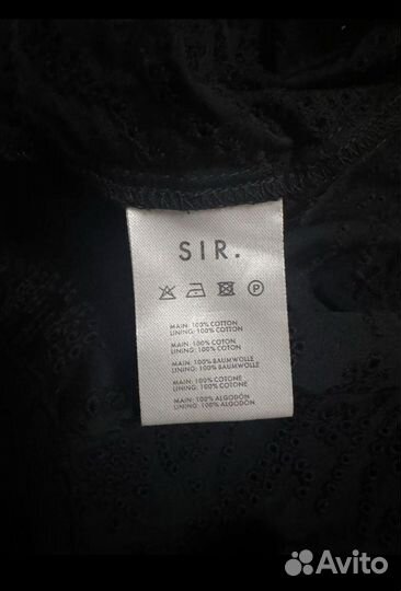 Sir The Label Платье Мини, Размер 2, Оригинал