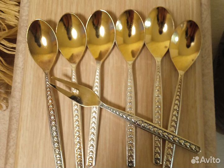 Набор мельхиоровых ложек СССР новые