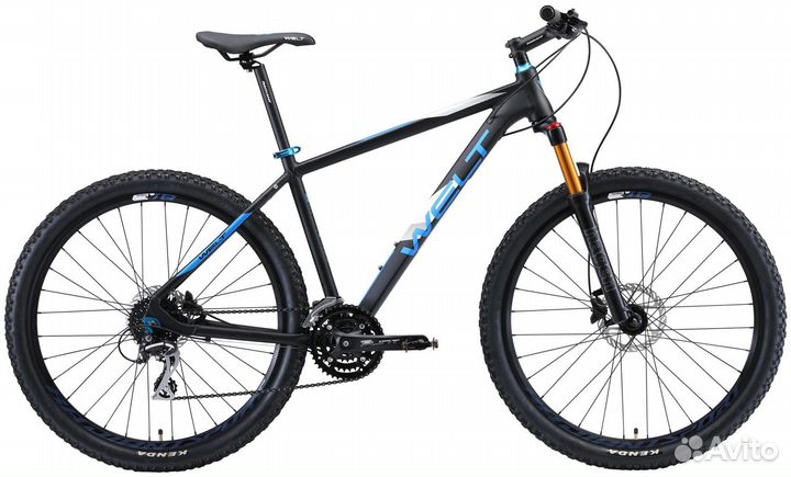 Велосипед Welt Rockfall 3.0 27 Black/Blue