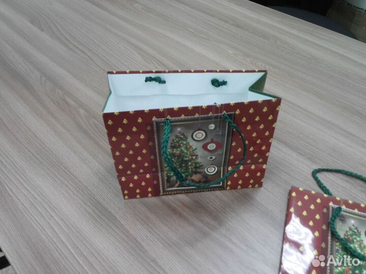 Новогодний пакет бумажный Сочельник