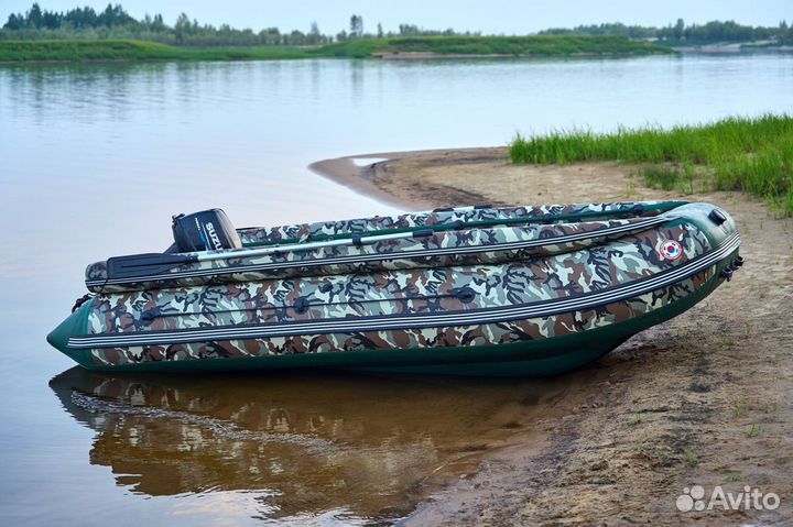 Лодка mishimo family lite DF 370 камуфляж