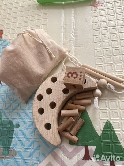 Деревянные развивающие игрушки