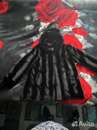 Шуба из эко меха