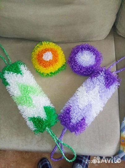 Мочалка ручной работы