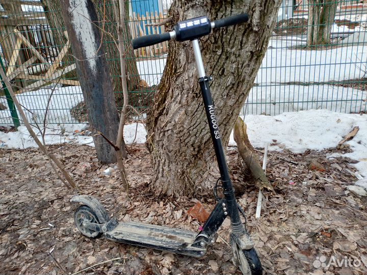 Самокат взрослый электрический kugoo s 3