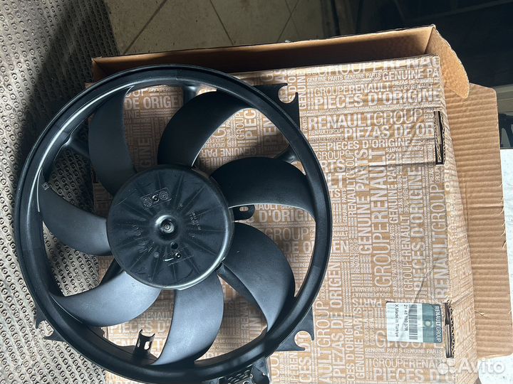 Вентилятор охлаждения megane3/fluens