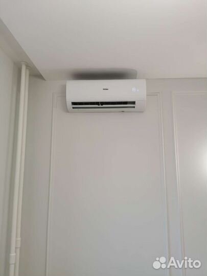 Установка кондиционеров и закладка трассы