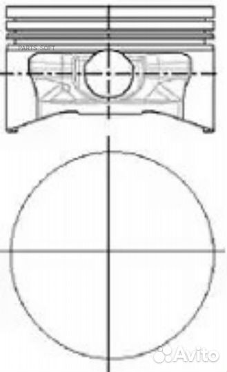 Nural 87-141300-00 Поршнекомплект