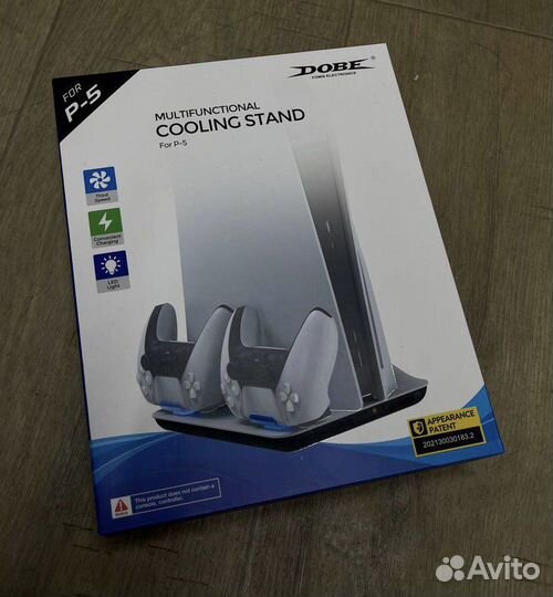 Подставка для ps4 ps5 с охлаждением оригинал