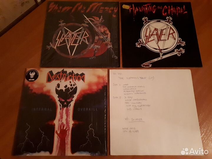 Slayer/Destruction/Voivod/Test/Promo/Exclusive/LP