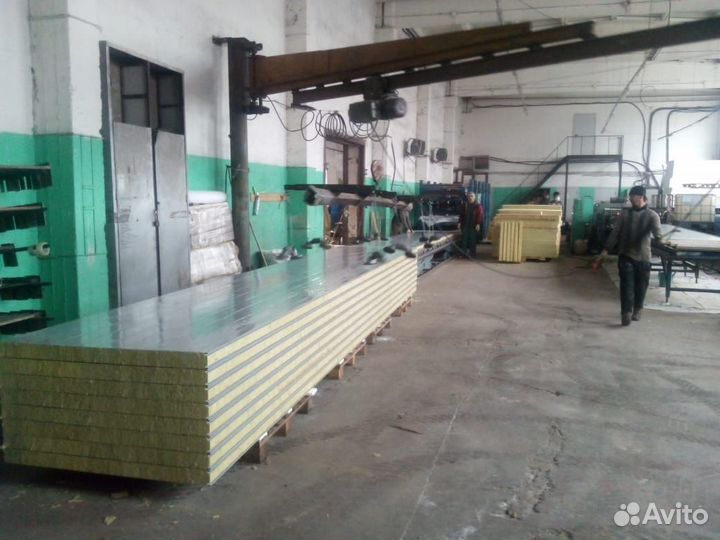 Сэндвич панель стеновая с пенополиизоциануратом