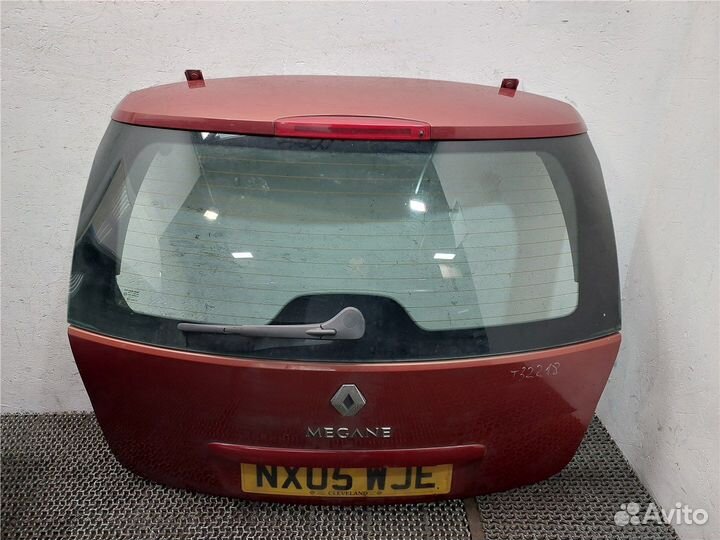 Подсветка номера Renault Megane 2, 2005