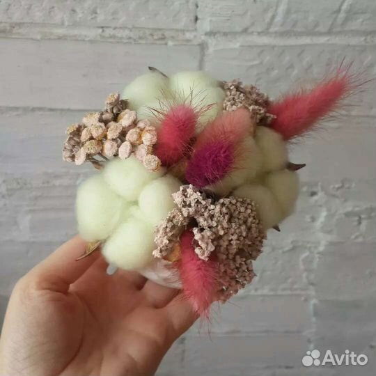 Букет, композиция из сухоцветов