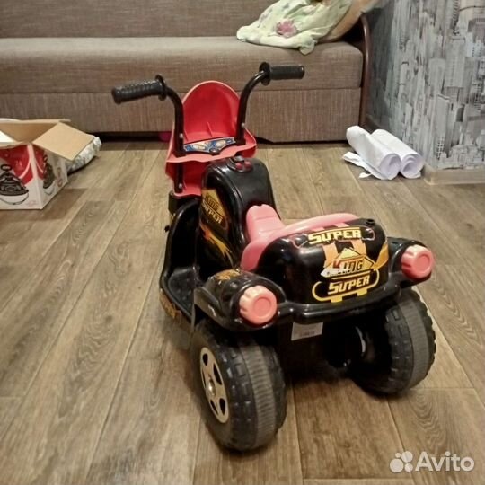 Детский мотоцикл на аккумуляторе бу