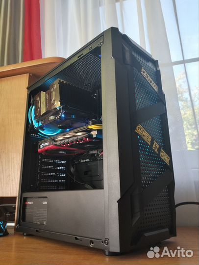 Игровой компьютер RX 480 8gb / 16 gb / ssd + 1tb