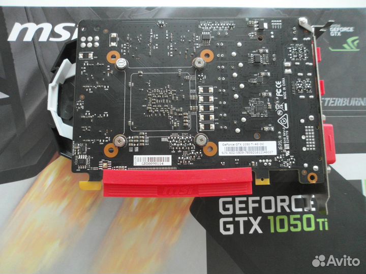 MSI GeForce GTX 1050 Ti 4G OC