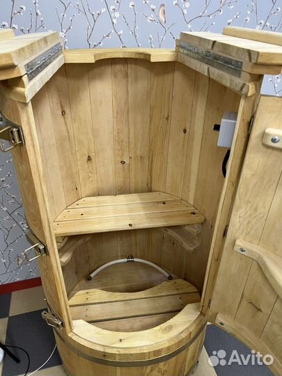 Кедровая бочка с парогенератором