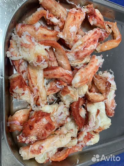 Мясо камчатского краба, крупнокусковое