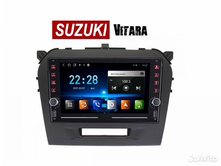 Магнитола Suzuki Vitara LTE CarPlay 2/32гб