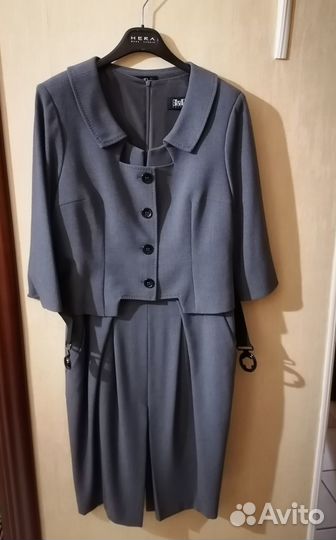 Двойка: платье и желетка