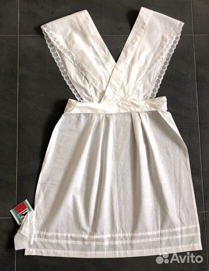 Белый школьный фартук СССР